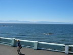 Looking across the Straight of Juan de Fuca towards WA