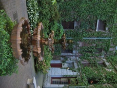A courtyard at the Empress