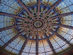 The ceiling in the crystal room