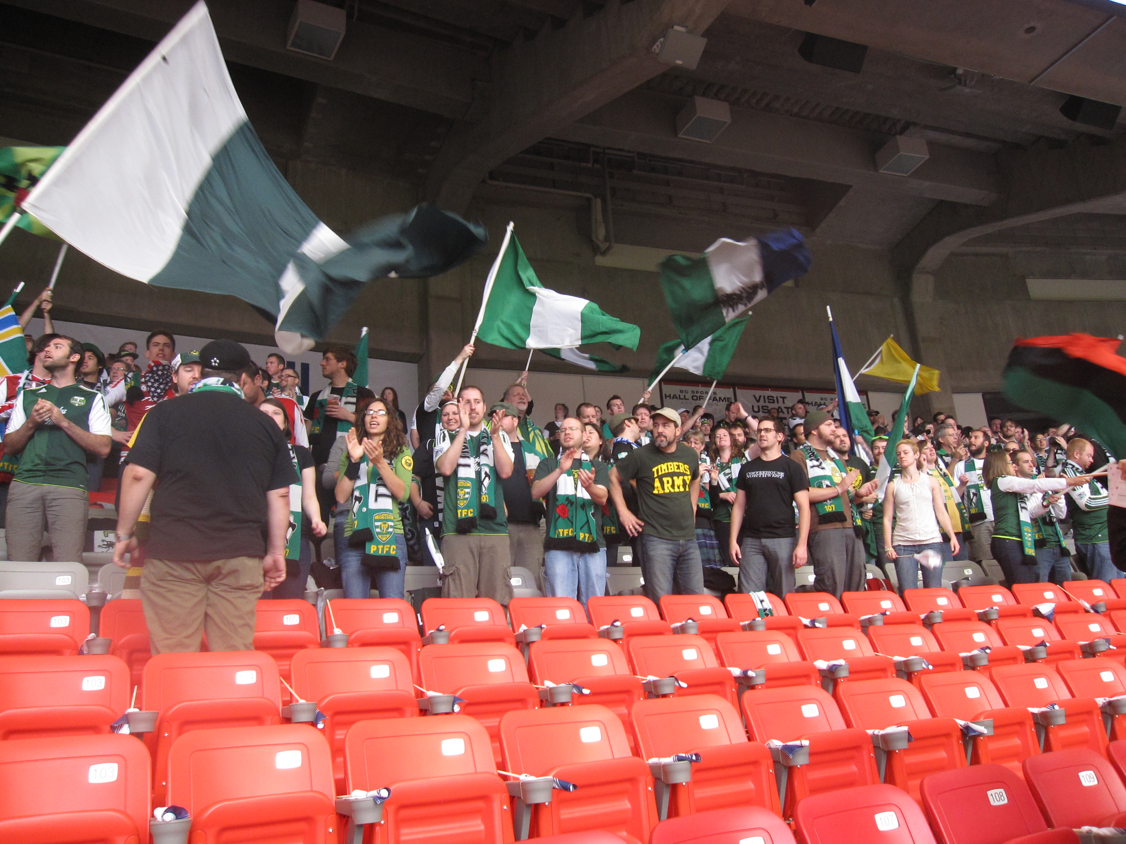 Timbers Army in BC Place