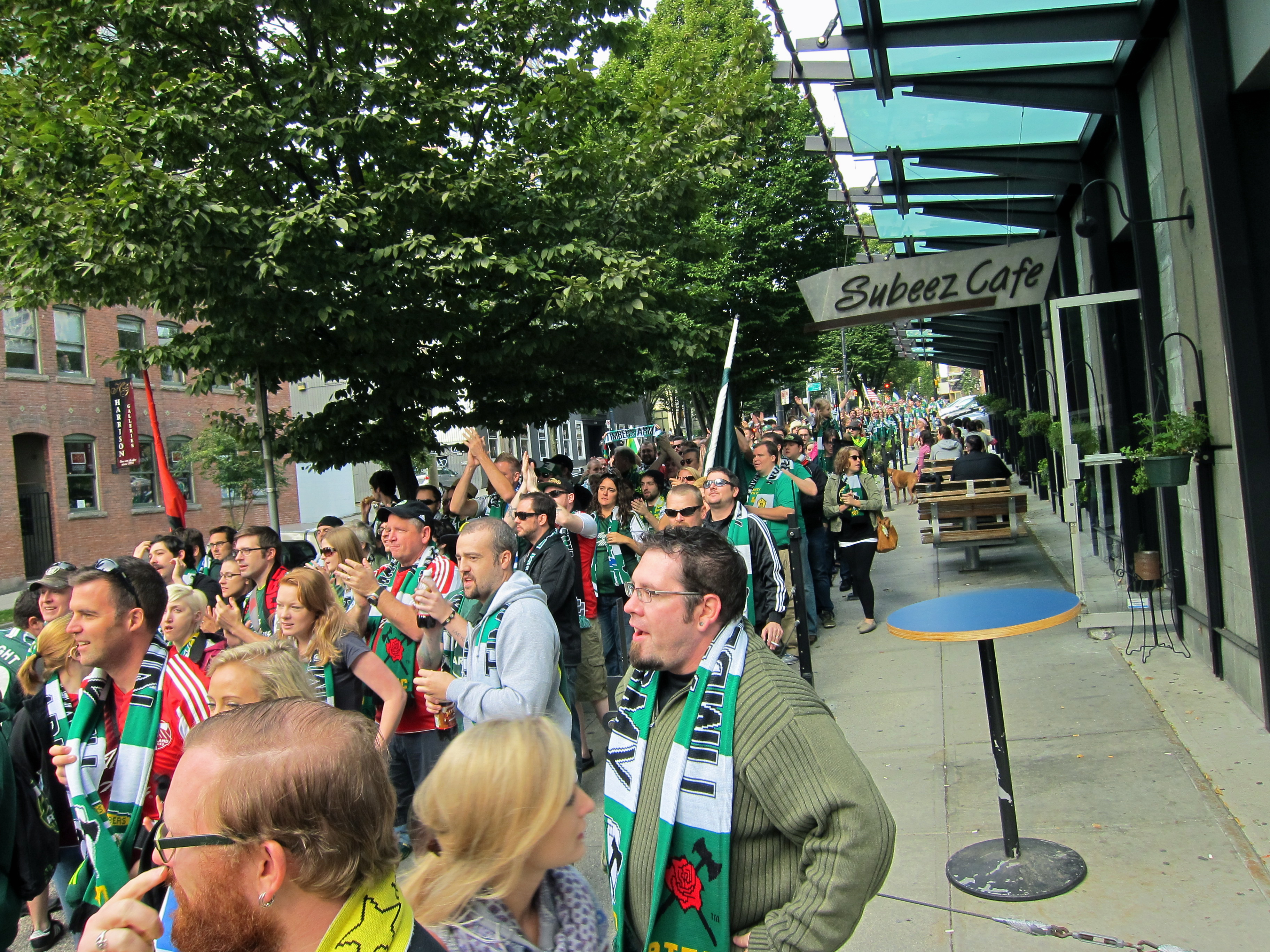 Timbers Army marches to BC Place